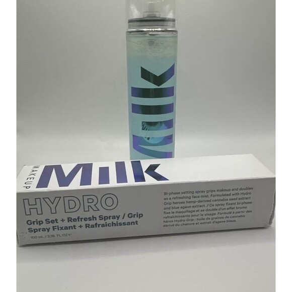 Milk Makeup Hydro Grip Set + Refresh Spray Setting 3.38 oz/100 mL Full Size - Picture 2 of 3
